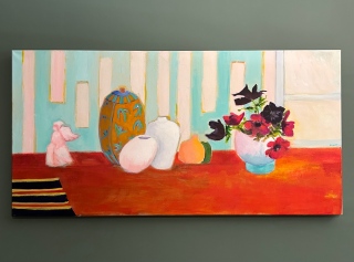 Intérieur les anémones - Peintures 2025